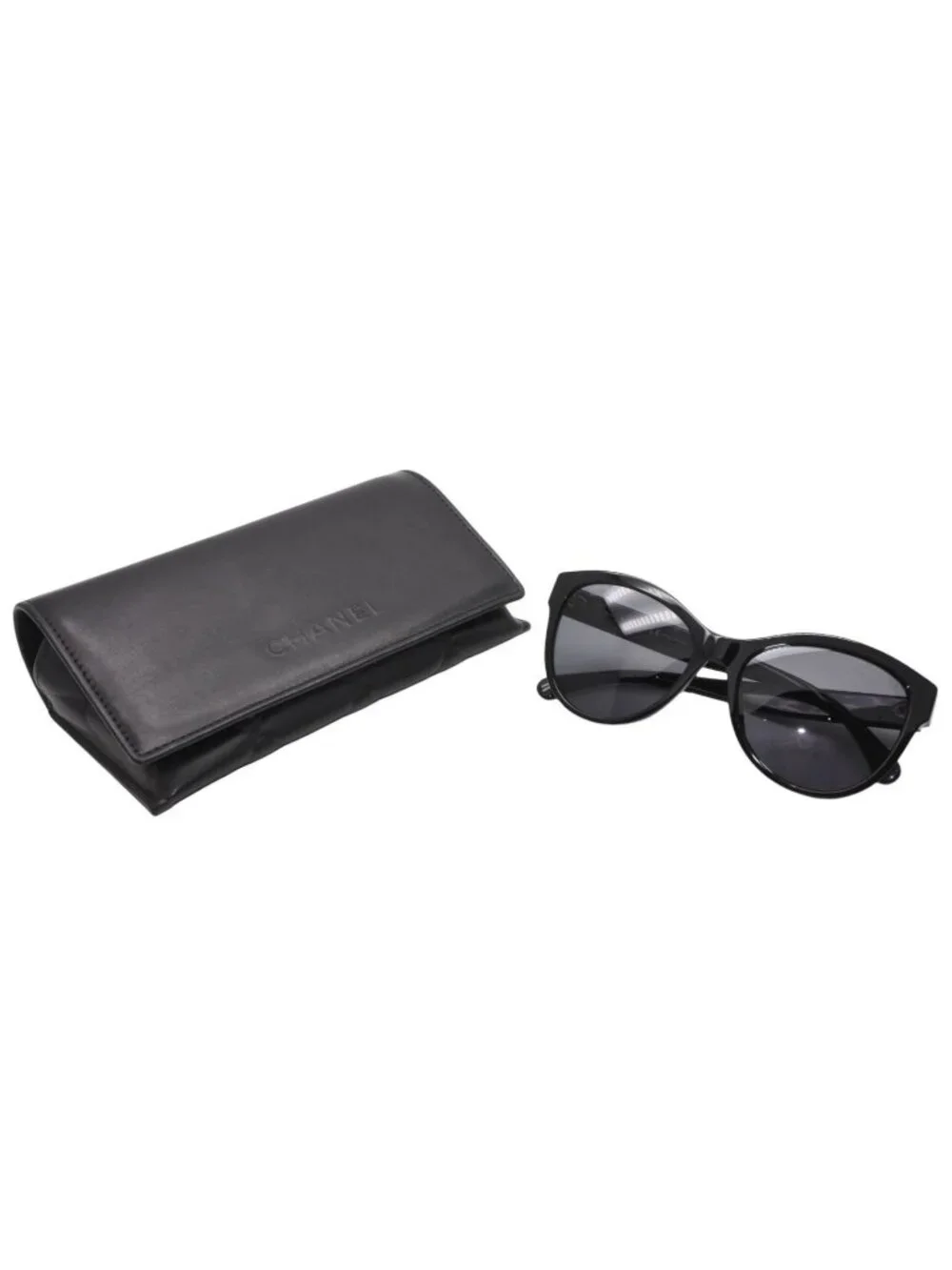 Chanel Sunglasses Eyewear T8 CC Logo Black